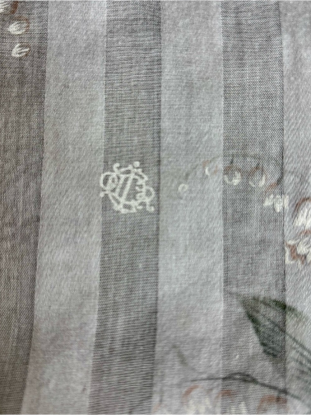 Christian Dior Floral Lily of the Valley Scarf/Handkerchief/Bandana Sz 18.75” - Picture 8 of 13